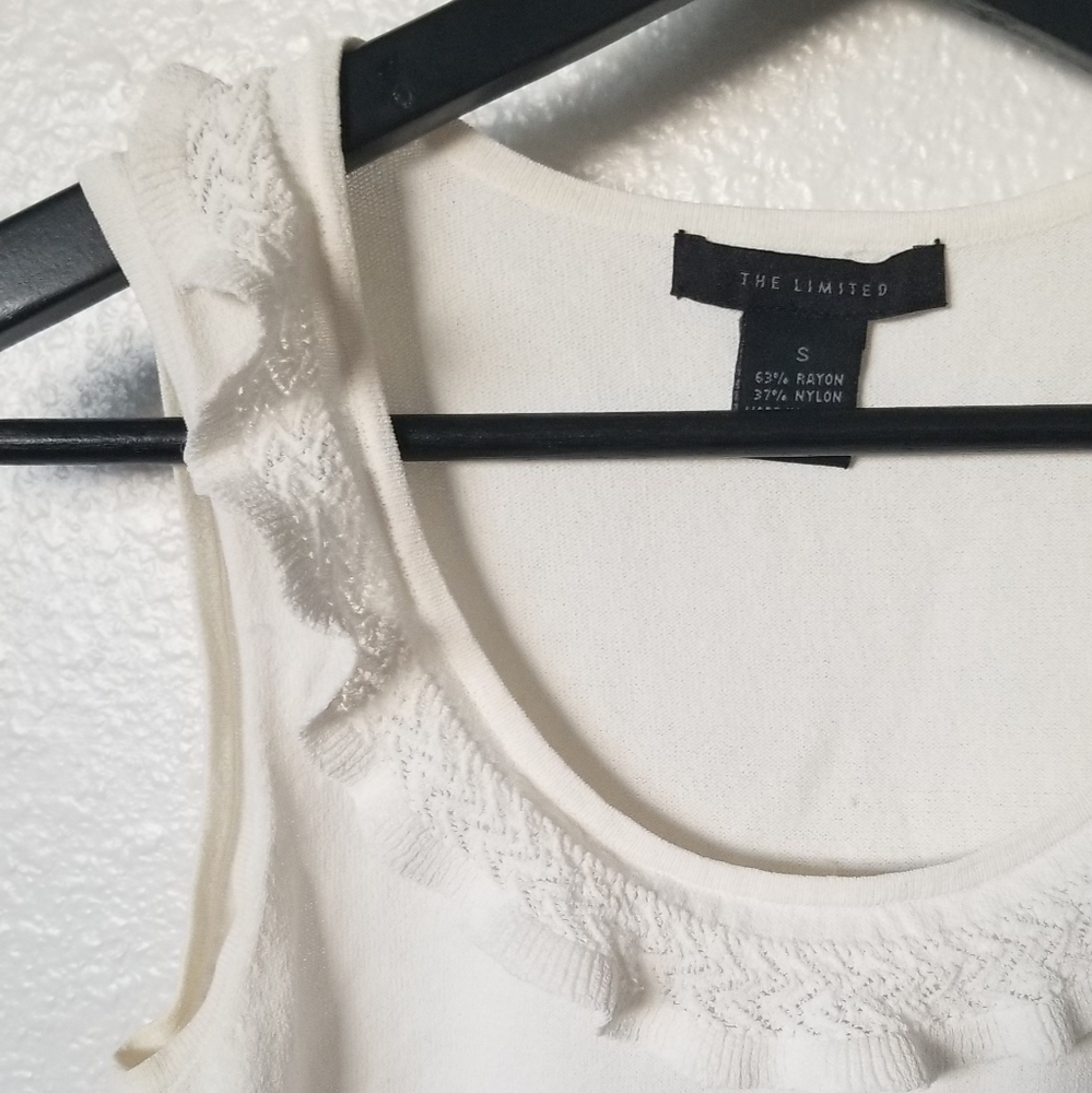 Cream Ruffle Top - Picture 2 of 4